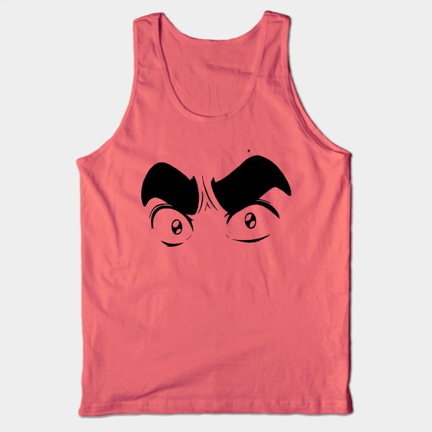 Always angry - DIMIDOU (Black&White) Tank Top by Dimidou